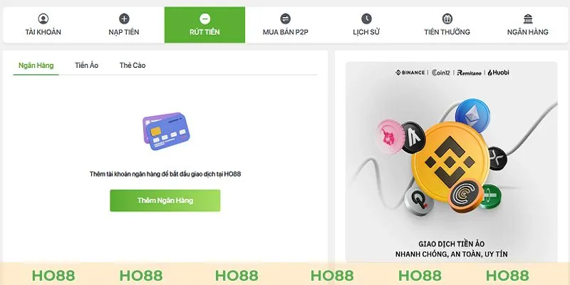 Hướng dẫn rút tiền thưởng thắng cá cược online về tài khoản ngân hàng